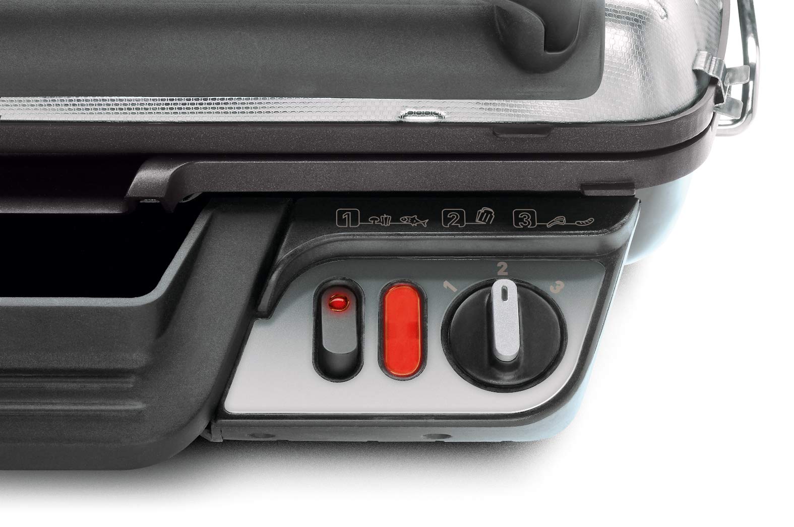 Tefal Sandwich maker, Ultra compact grill, 1 year warranty شواية كهربائية صغيرة مضغوطة الترا كومباكت 2000 واط ستانلس ستيل من تيفال، اسود Tefal Sandwich maker, Ultra compact grill, 1 year warranty شواية كهربائية صغيرة مضغوطة الترا كومباكت 2000 واط ستانلس ستيل من تيفال، اسود